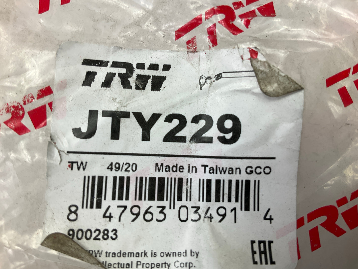 TRW JTY229 Steering Center Link For 1997-2002 Ford Expedition 4WD