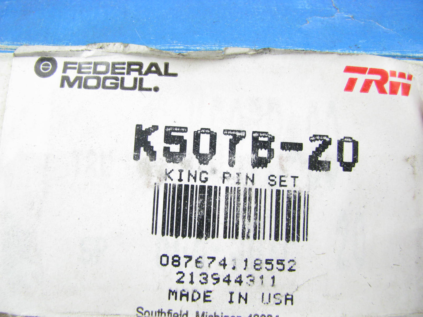 TRW K507B-20 Steering King Pin Bolt Set