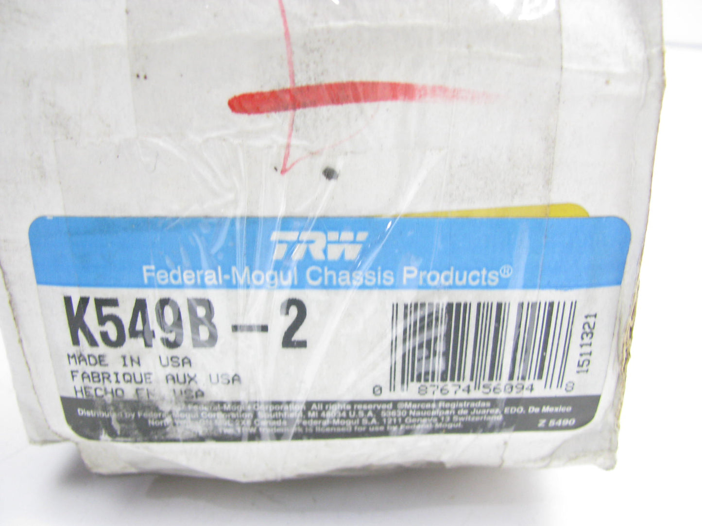 TRW K549B-2 Steering King Pin Bolt Set - .002'' Oversize