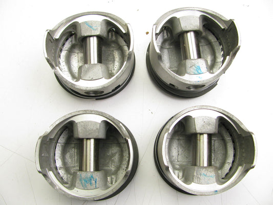 (4) TRW L1341F Forged Engine Piston - Standard For 1976 Subaru EA63 1.4L-H4