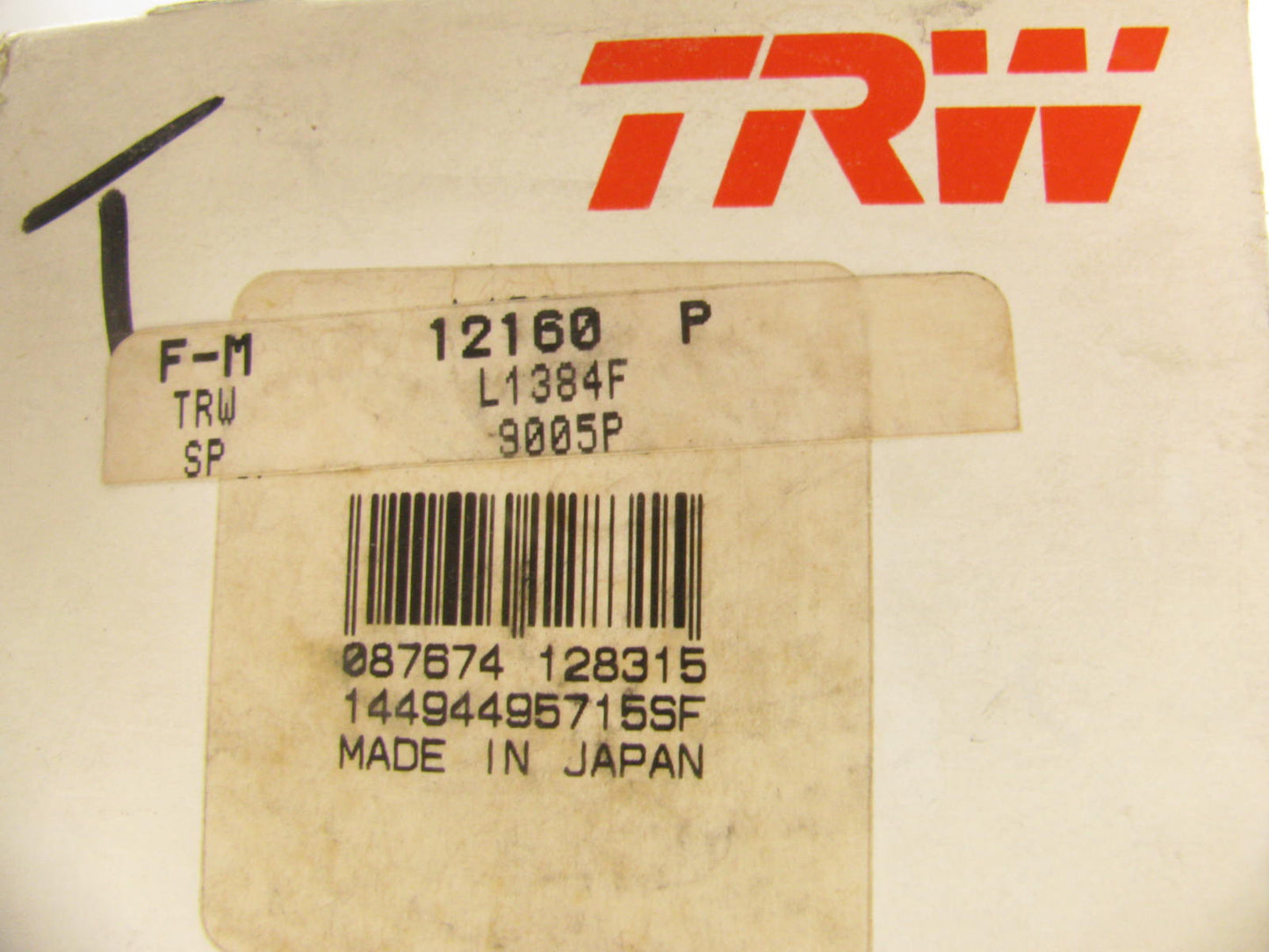 Engine Piston TRW L1384F For 75-79 Datsun 2.0L Various