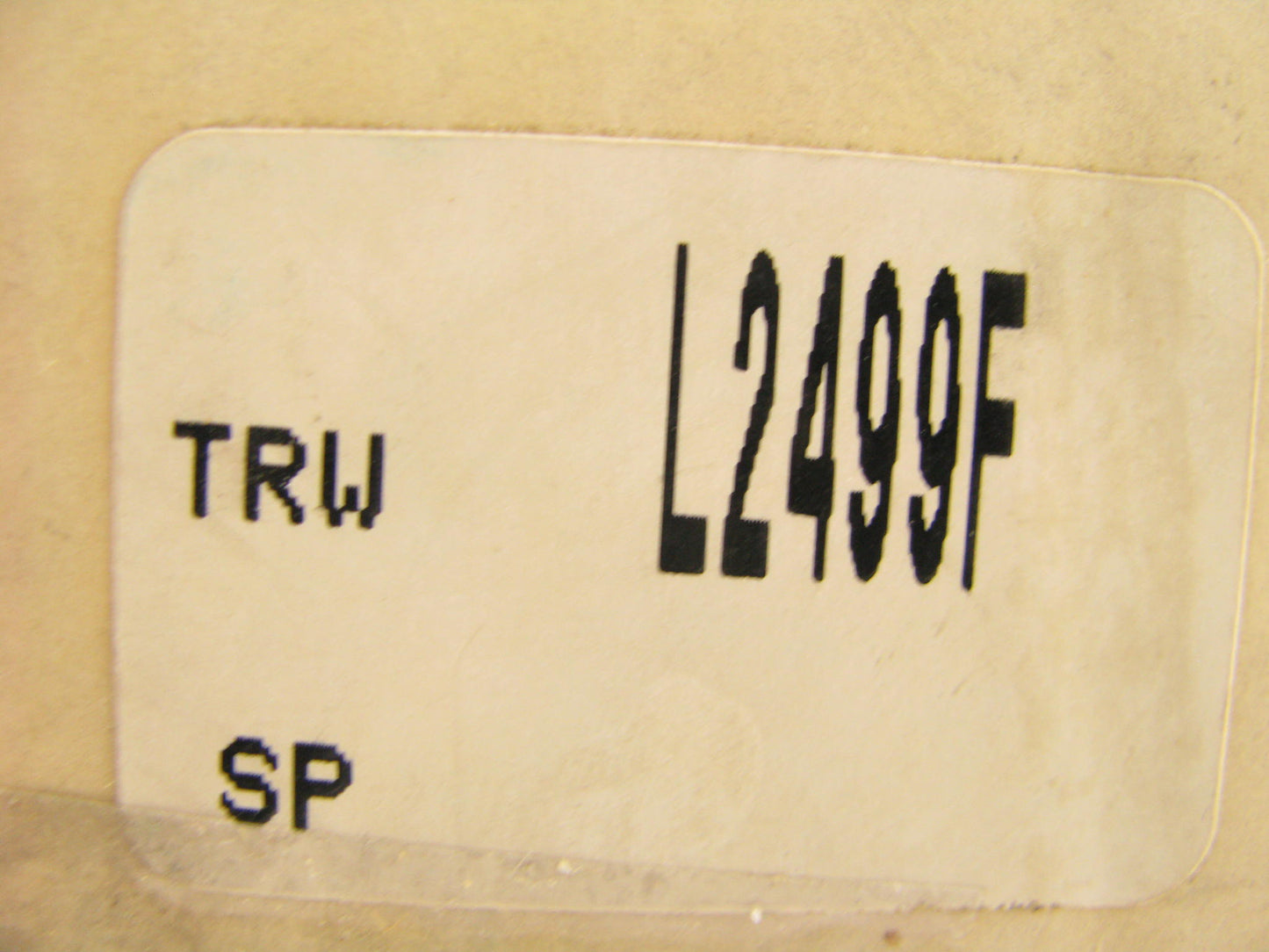 (8) TRW L2499F Forged Engine Pistons - Standard 1982-1984 Oldsmobile 307-V8