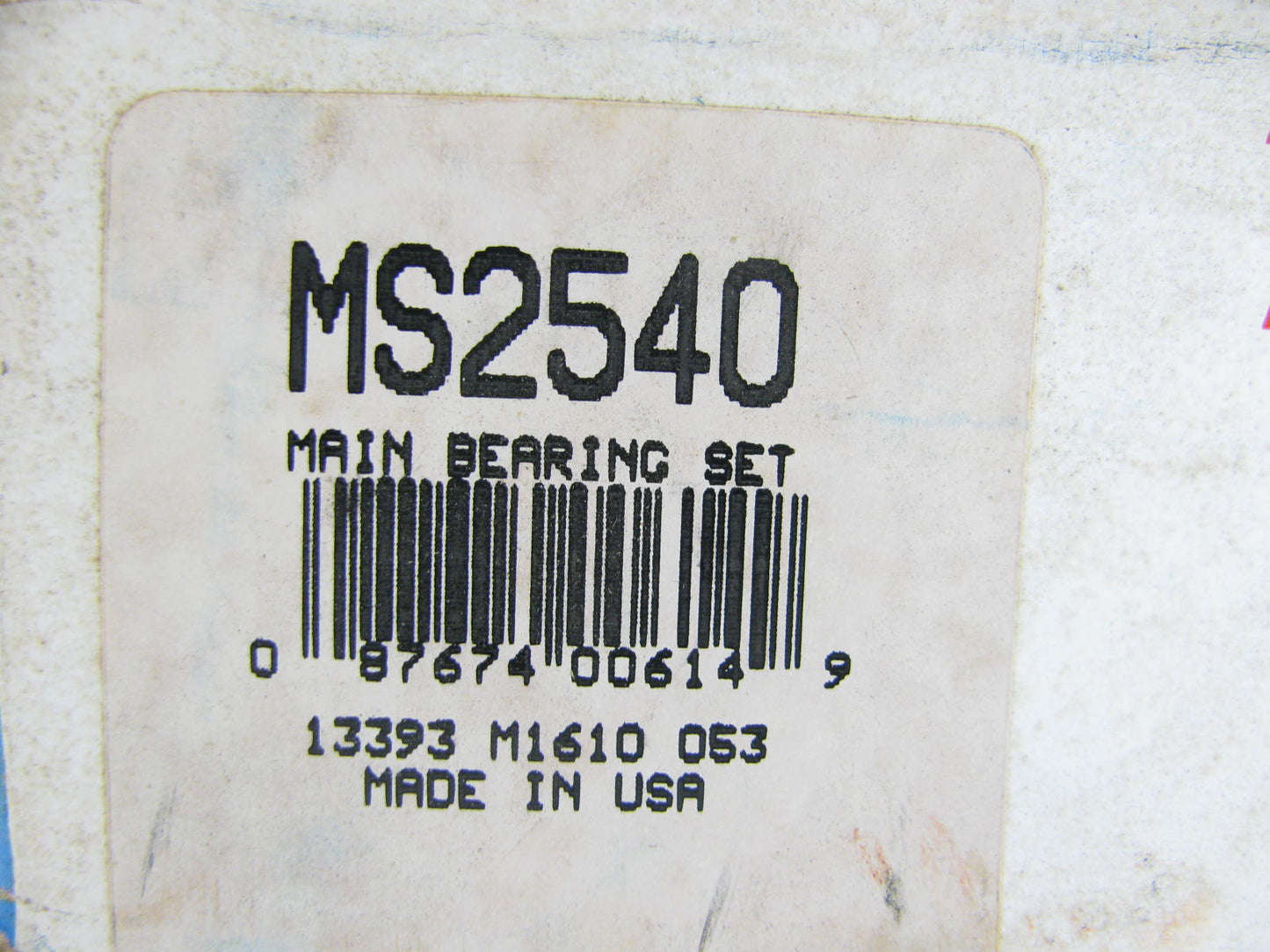 TRW MS2540 Engine Main Bearings - STD For 1965-1973 Chrysler 273 318 340
