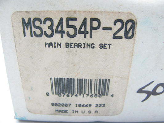 TRW MS3454P-20 Engine Main Bearings .020'' For 1978-2010 GM 3.3L 3.8L 4.3L-V6