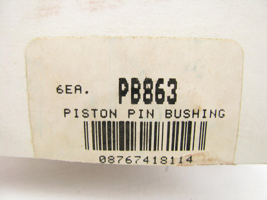 (6) TRW PB863 Piston Pin Wrist Bushing International IH Tractor D301 D166 D188