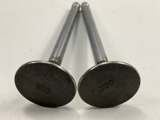 (2) TRW S3031 Engine Exhaust Valve For 1975-1982 Ford Mazda 1.6L 1.8L 2.0L-L4