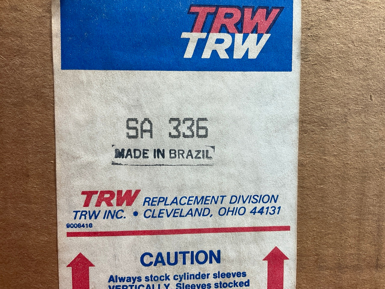 TRW SA336 Engine Cylinder Sleeve, Piston, Rings Kit Cummins 855 Big Cam 3017348