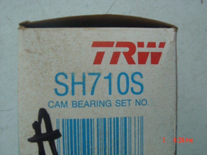 TRW SH710S Engine Camshaft Bearing Set - Standard 1970-1982 Ford 351C 351M 400