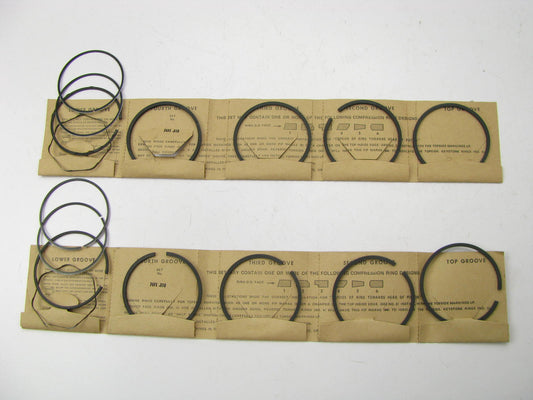 0.010'' Oversize - BENDIX Tu-Flow 500 Air Compressor Piston Rings Set TRW T7691