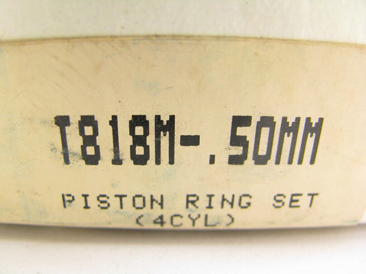 TRW T818M-50MM Moly Engine Piston Rings .50mm 1983-1986 Toyota 2SELC 2.0L-L4