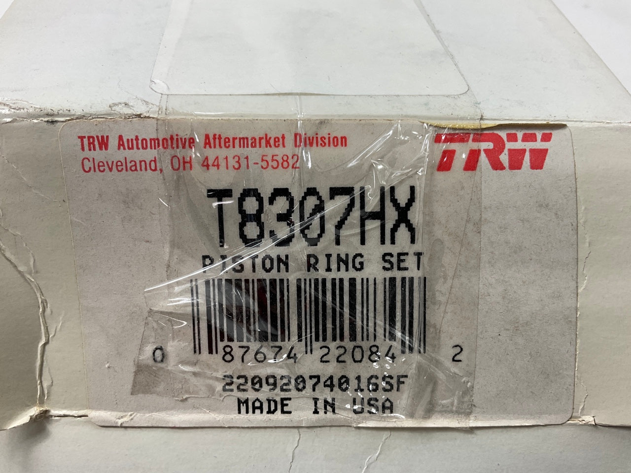 TRW T8307HX Piston Rings - Standard For 1976-1998 Chevrolet 305 5.0L-V8