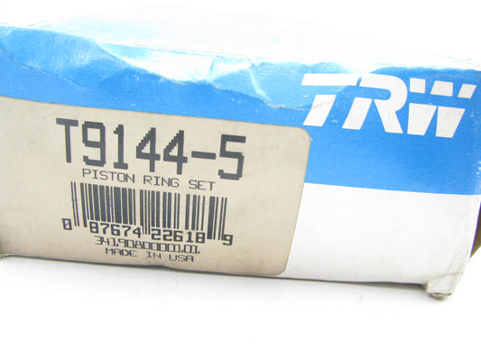 TRW T9144-5 Plasma Ceramic Race Piston Ring Set - Ford 289 302 351 0.005'' Over