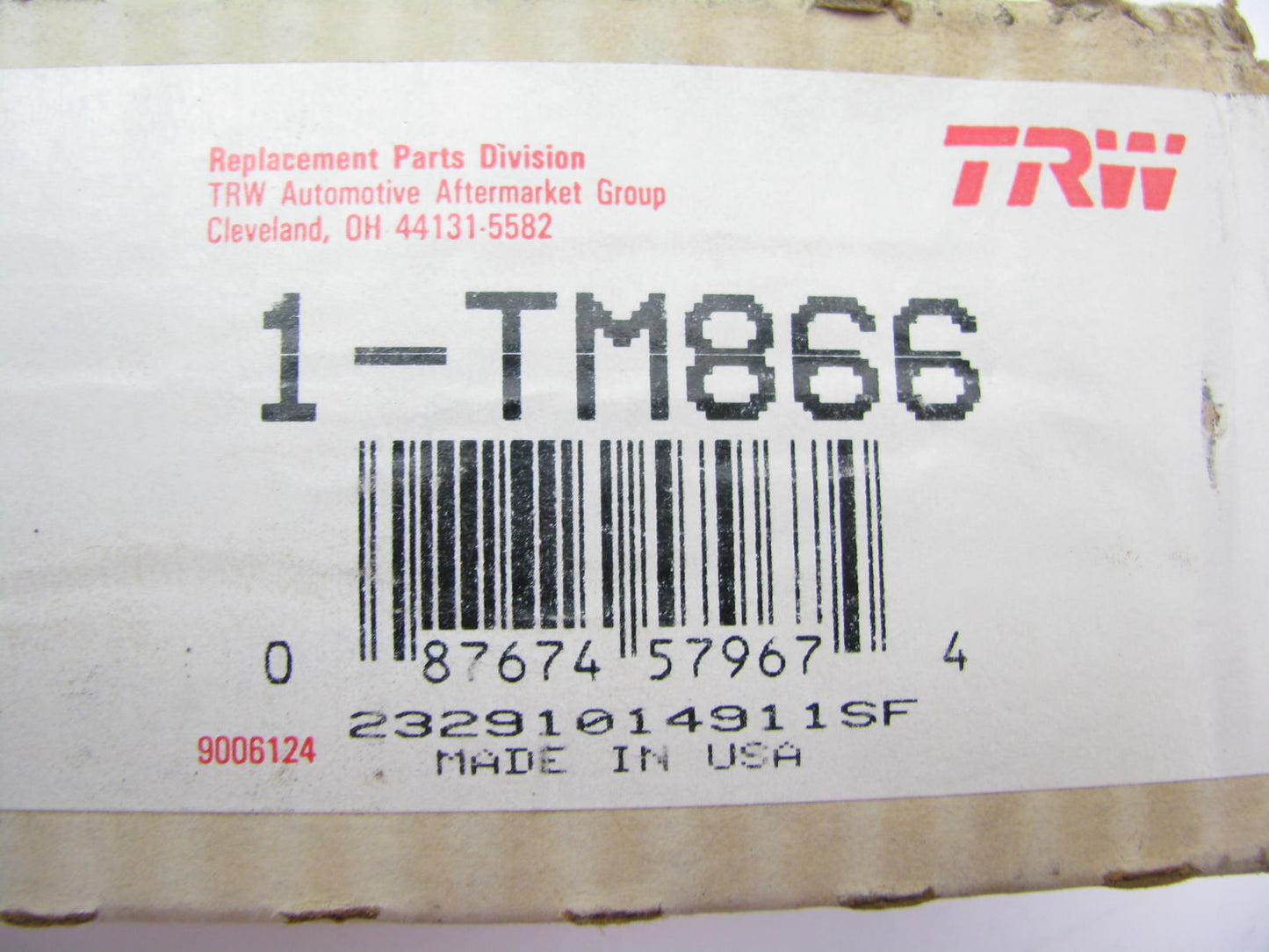 TRW TM866 Hydraulic Roller Camshaft For 1987-1993 GM 305 5.0L V8