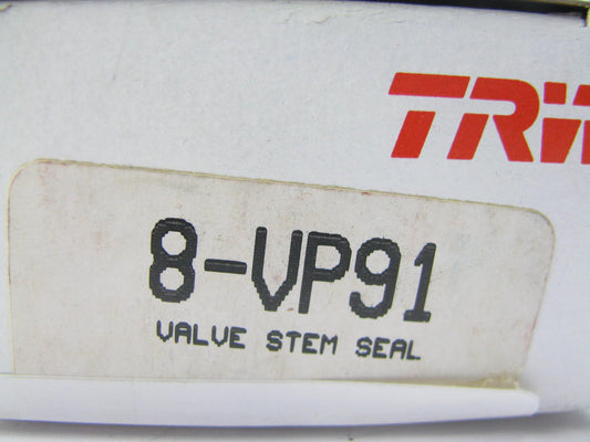 (8) TRW VP91 Engine EXHAUST Valve Stem Oil Seals .015'' O/S 1980-1987 Ford 2.3L