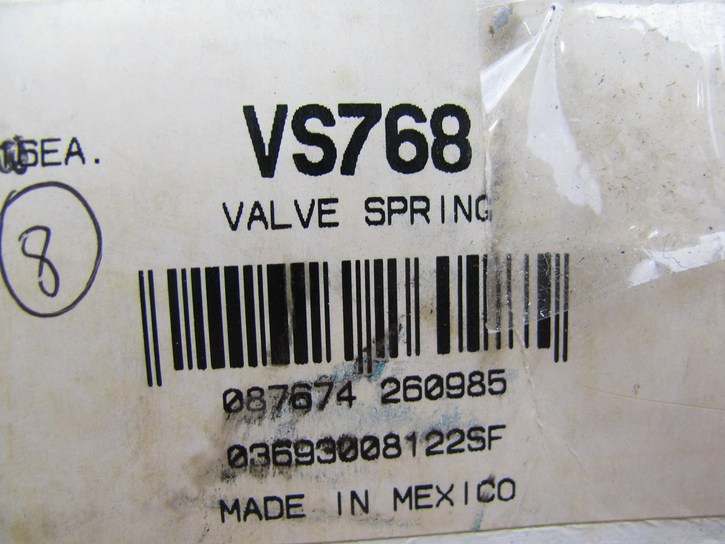 (8) TRW VS768 Engine Valve Spring For John Deere 404A Turbo Largo