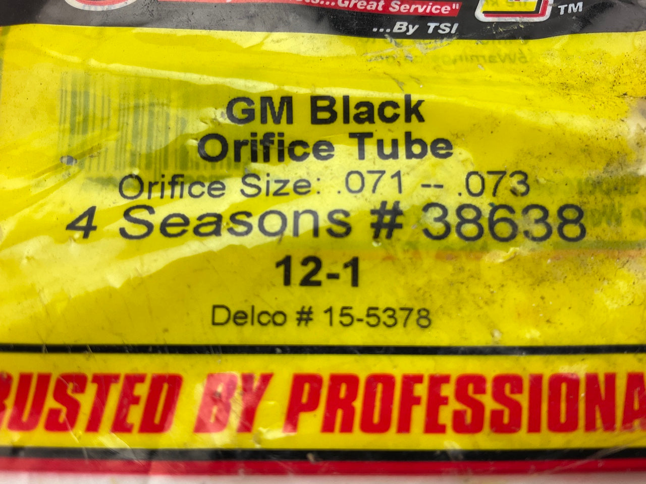 TSI 12-1 A/C Orifice Tube - 38638