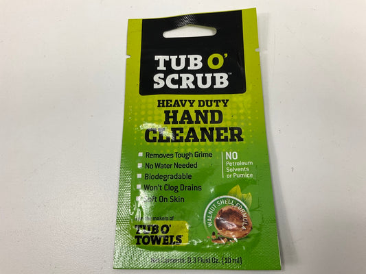 60 Single Packs - Tub O Scrub Heavy Duty Hand Cleaner 0.3 Oz Single Pack