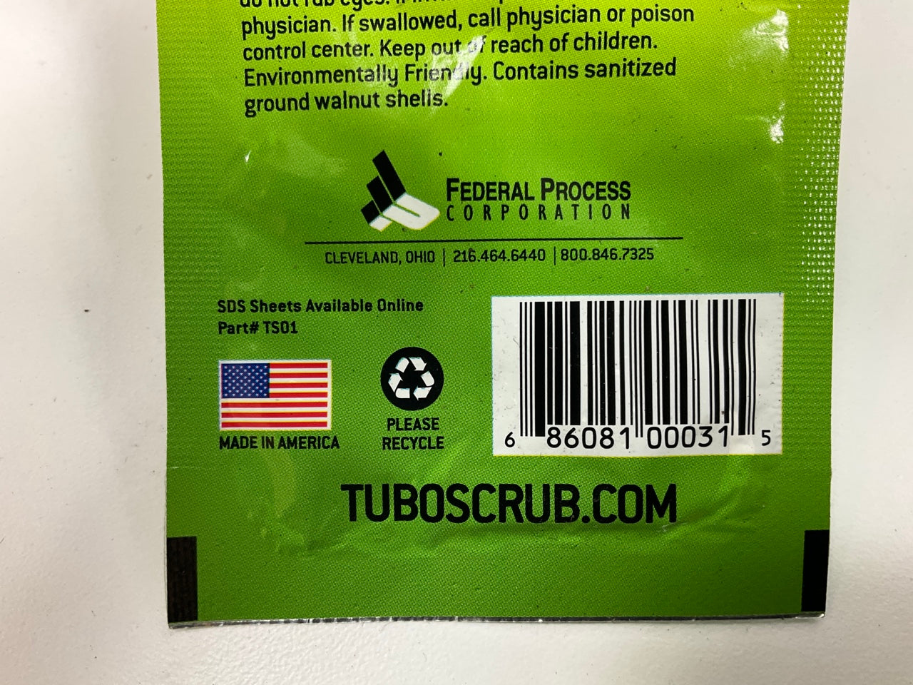 60 Single Packs - Tub O Scrub Heavy Duty Hand Cleaner 0.3 Oz Single Pack