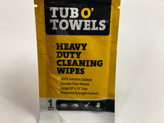 Tub O Towels Heavy Duty 10'' X 12'' Multi-Surface Cleaning Wiper - 15 Pack