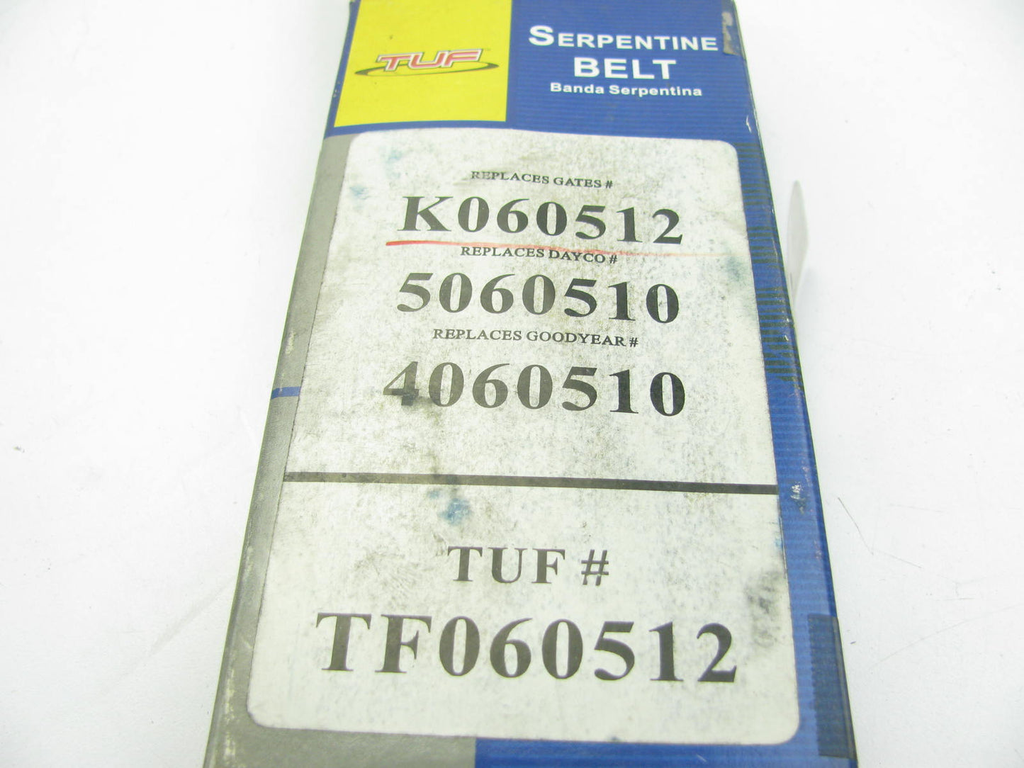 TUF TF060512 Serpentine Belt - .807'' X 51.519'' - 6 Ribs