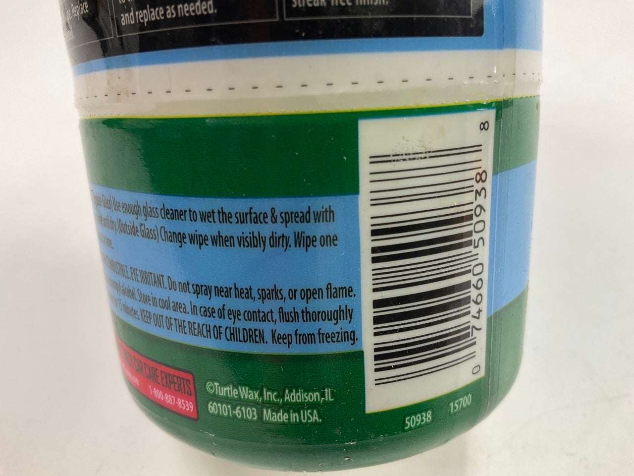Turtle Wax Spray & Wipe 4-In-1 GLASS CLEANER Car Auto Mirror Windshield, Windows