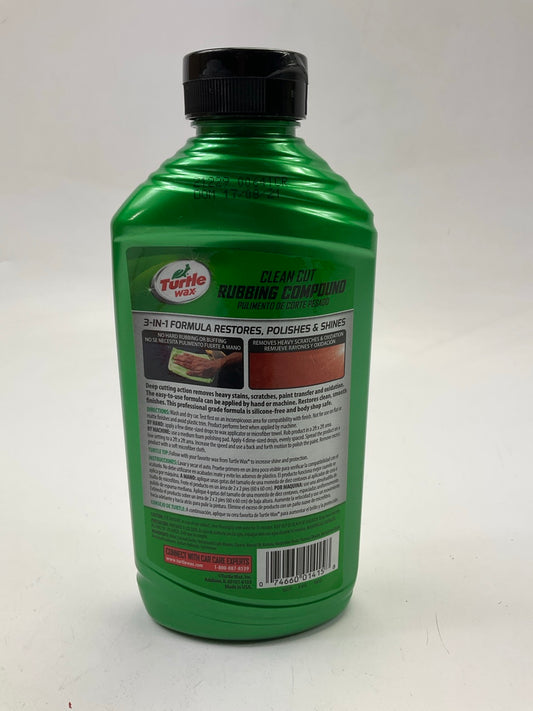 Turtle Wax T415 Premium Rubbing Compound For Professional Results 18 Oz