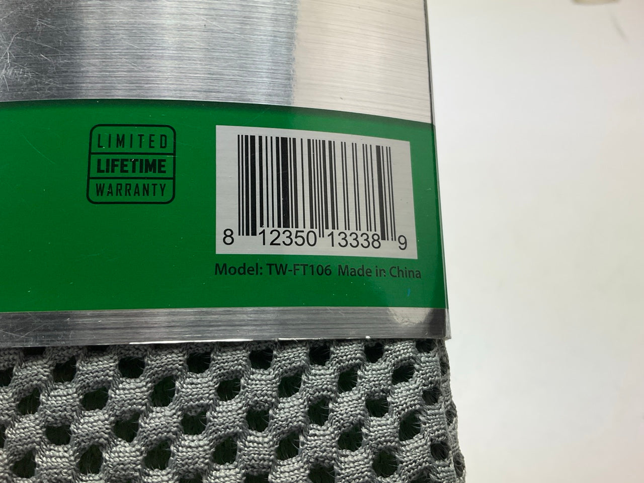 Turtle Wax Platinum 16'' X 16'' Green & Grey Double-Sided Microfiber Towel - 2 Pk