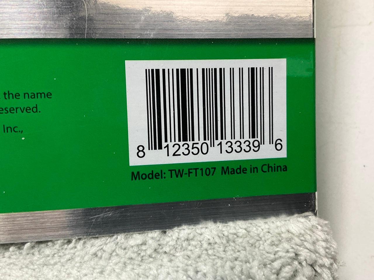 3 PACKS Turtle Wax 15''x15'' Platinum Wash & Dry Microfiber Towels Gray/Green 2/PK