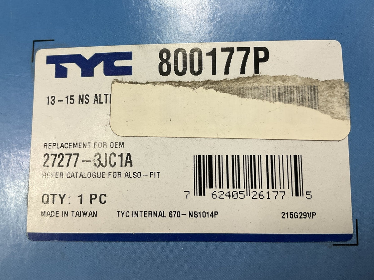 TYC 800177P Cabin Air Filter