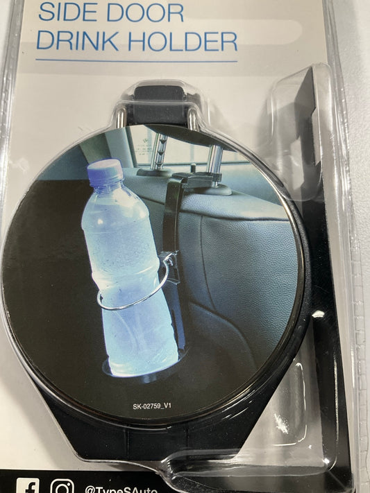 Type S DH02759-60/6 Door / Headrest Mount Drink Water Bottle Holder