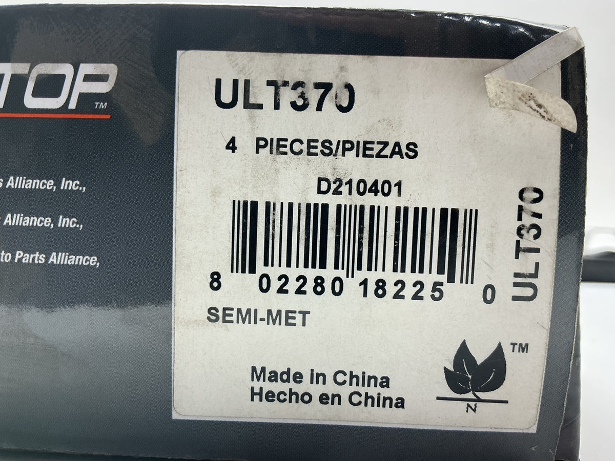 Ultrastop ULT370 Front Semi-Metallic Disc Brake Pads
