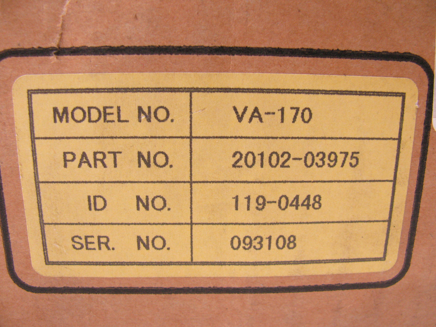 Unicla VA170 20102-03975 A/C Compressor 10PA17C Farm & Equipment / Tractor