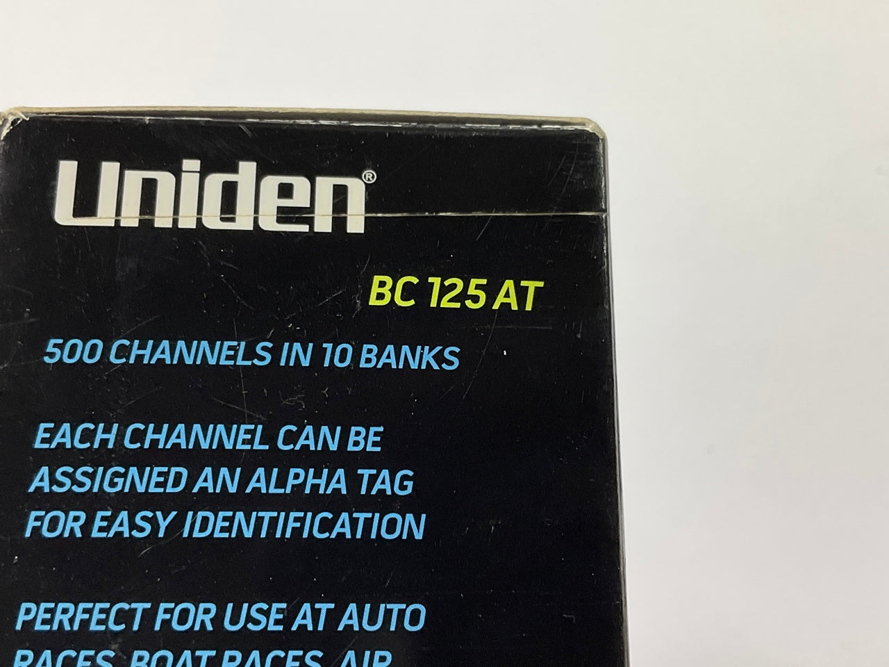 Uniden BC125AT Handheld Police Scanner Portable NASCAR Racing Fire EMS VHF UHF