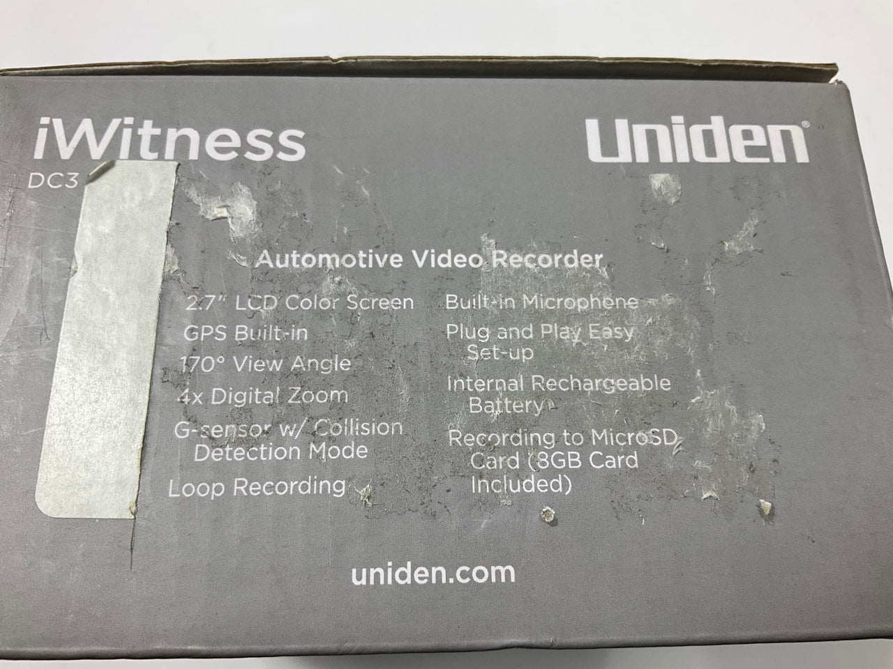 Uniden Dash Cam 170° Front View Camera Auto Car Truck Plug And Play Pro 1080p HD