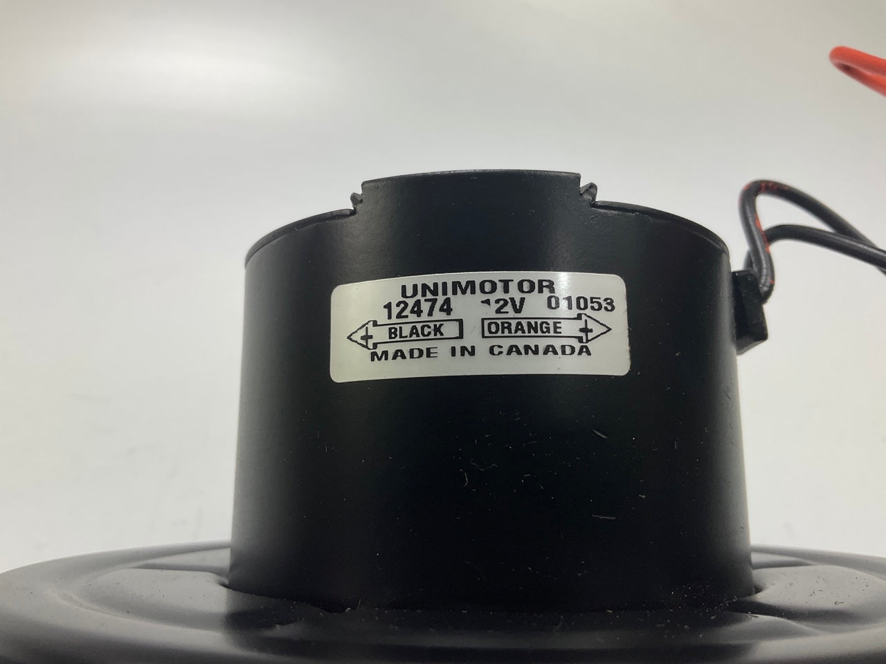 Unimotor 12474 HVAC Blower Motor Without Wheel - Front