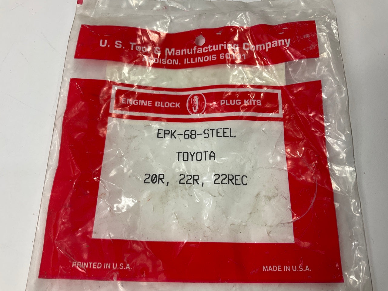 Us Tool EPK-68-STEEL Freeze Expansion Plug Set 1974-1986 Toyota 20R 22R 22REC