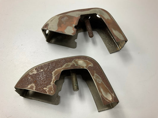USED - OEM Front Metal Bumper Guards Bar Over Rides Bumperettes For Datsun 240z
