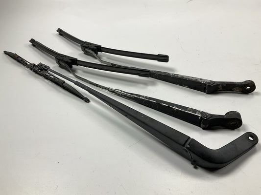 USED Complete Set Of Wiper Arms (Left, Right & Rear) For 84-89 Nissan 300zx Z31