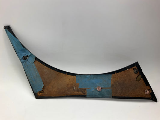 ROUGH SHAPE, SEE PHOTOS - Left Dog Leg Black Interior Panel For 1977-1978 280z