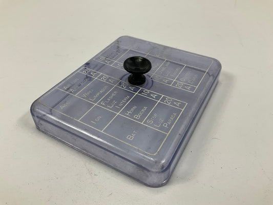 USED - Original OEM Clear Fuse Box Cover For Datsun 240z