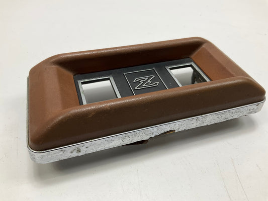 USED #71 Left Power Window Switch Bezel Trim Cover Brown For 79-83 Datsun 280zx