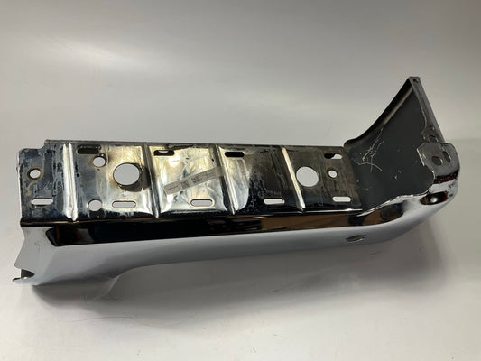 USED #50 - OEM Rear Bumper Right End Cap, Chrome, W/ Sensor Hole 17-22 F-350 SD