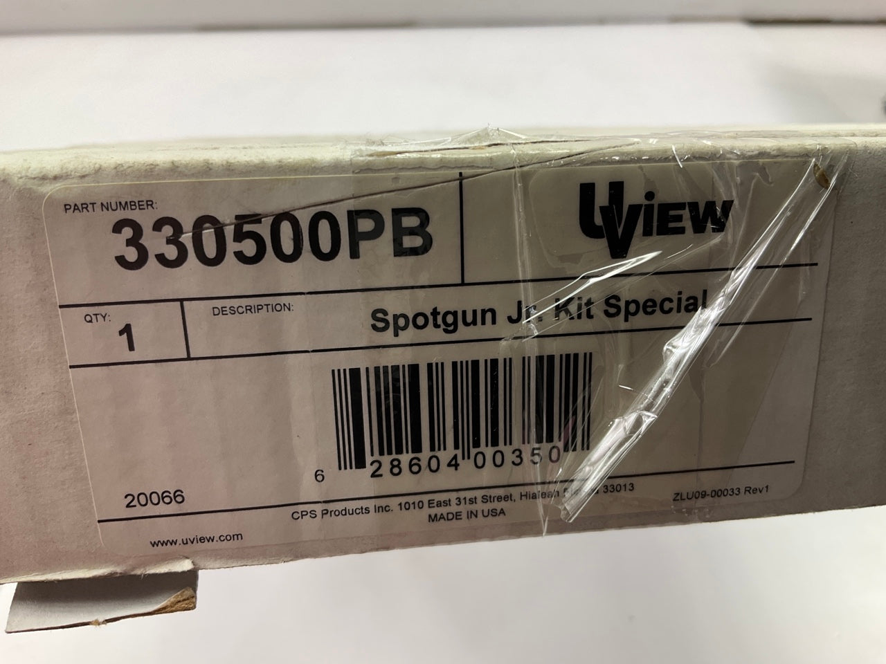 MISSING DYE - Uview 330500PB Spotgun Jr A/C Leak Detection Injection Tool Kit