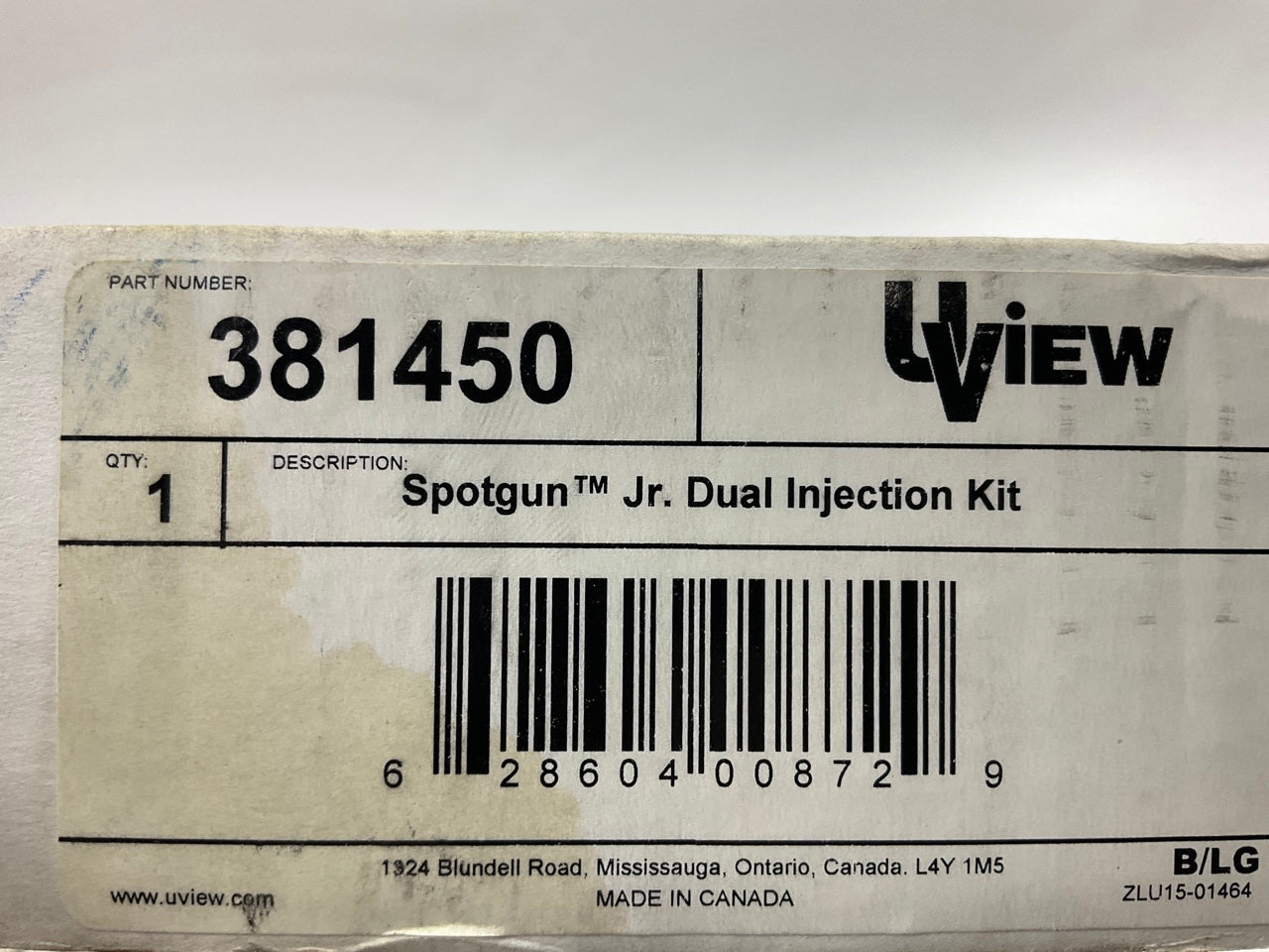 UView 381450 Spotgun Jr. Dual Injection Kit For A/C System Oil Injection