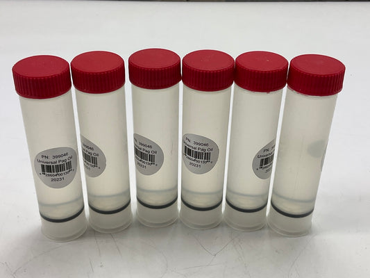 (6) UView 399046 Universal PAG 46 Oil Cartridges, 1 Oz Each