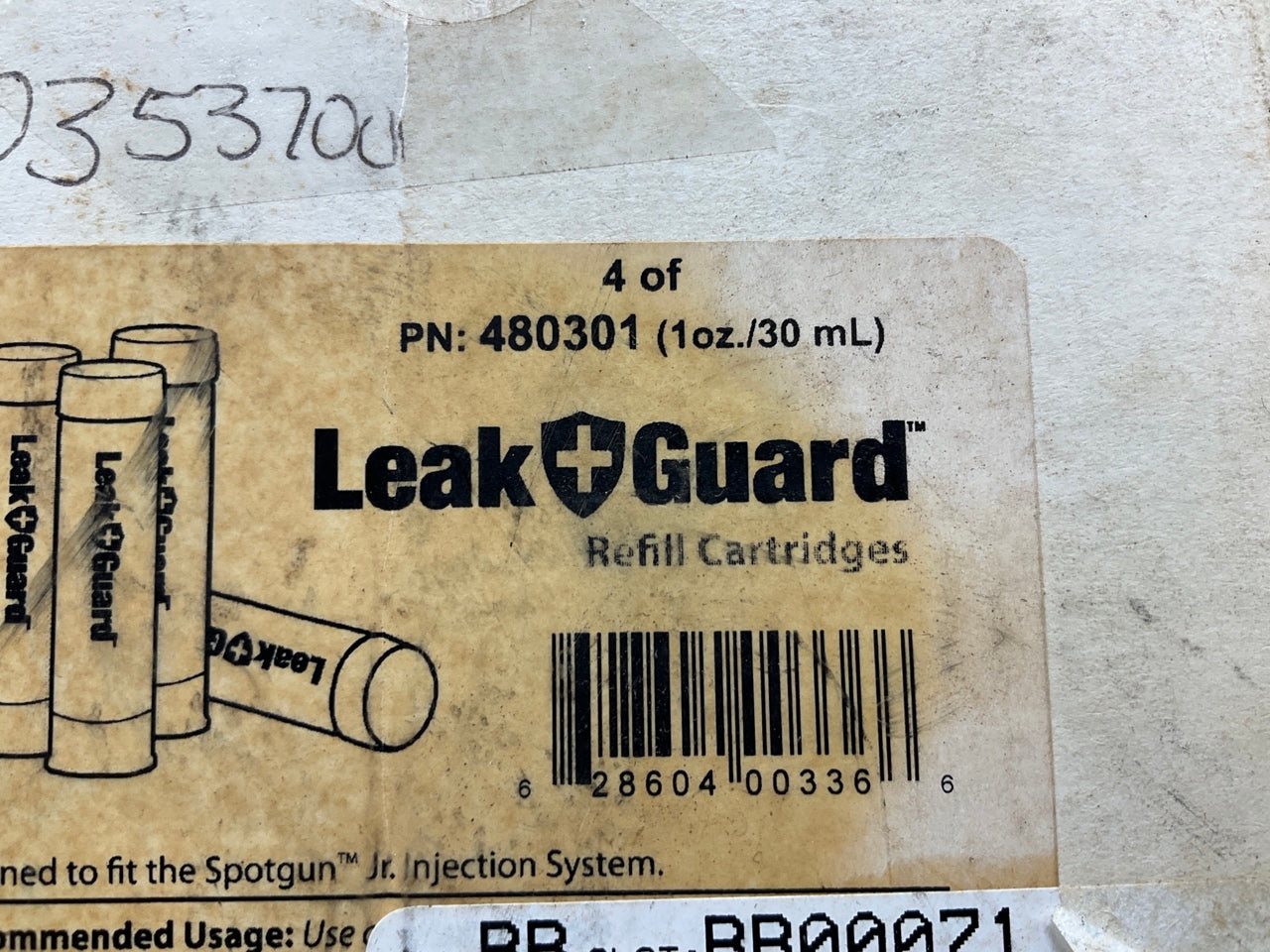 Uview 480301 Leakguard Leak Detection Dye Cartridges (1oz), Pack Of 3