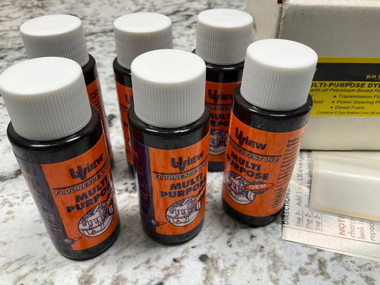 UVIEW B483206 Multi-Purpose Dye Bottles (6) X 1oz