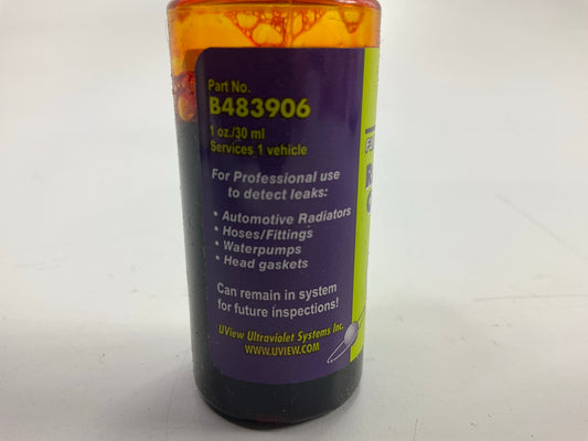 (4) 1oz Bottles - UView B483906 Radiator Coolant Leak Detection Dye