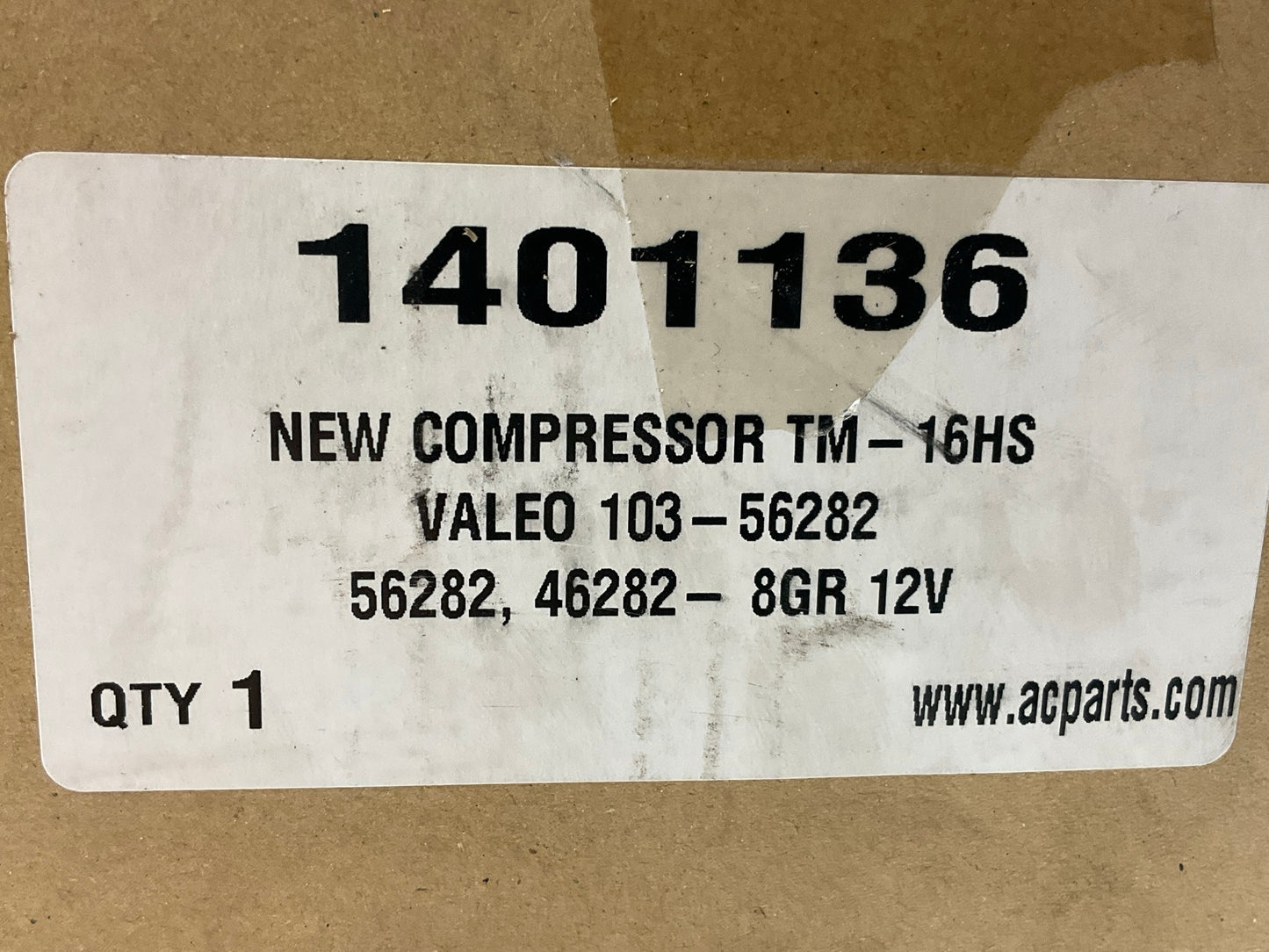 Made In Japan - NEW OEM Valeo Seltec 103-56282 A/C Compressor TM16 QP16