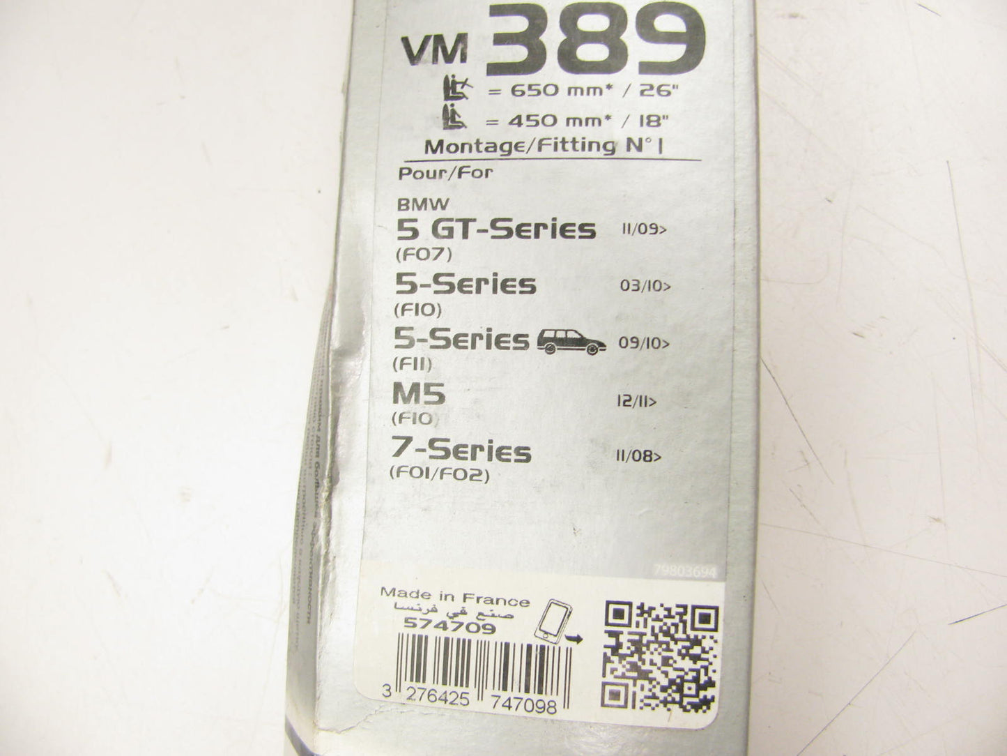 Valeo 574709 Silencio Xtrm-Set Windshield Wiper Blade Set - 18'' & 26''